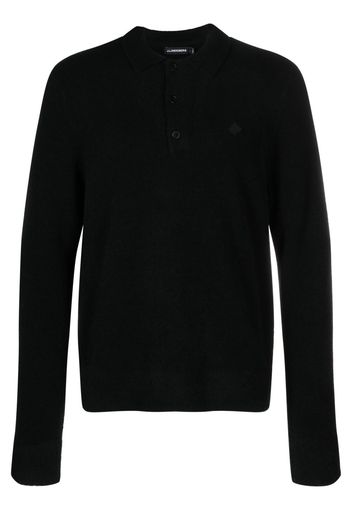 J.Lindeberg Yann logo-patch polo shirt - Nero