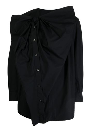 JNBY bow-detail shirt - Nero