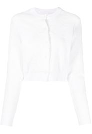 JNBY Cardigan con effetto jacquard crop - Bianco