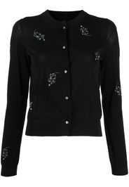 JNBY Cardigan crop con motivo jacquard - Nero