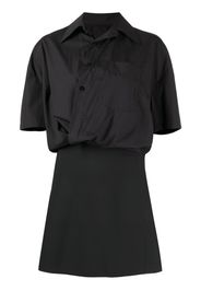 JNBY wrapped short-sleeved dress - Nero