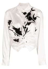 JNBY Camicia con stampa grafica - Bianco