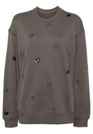 JNBY Felpa con ricamo - Grigio