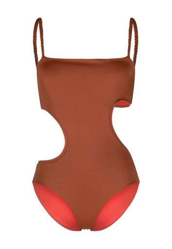 Johanna Ortiz Coastline cut-out swimsuit - Rosso