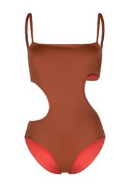 Johanna Ortiz Coastline cut-out swimsuit - Rosso