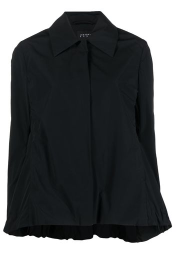 JOHANNA PARV classic-colar oversized poncho - Nero