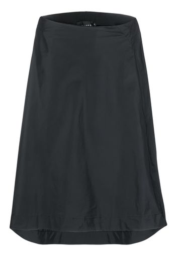 JOHANNA PARV plain side-slit skirt - Nero