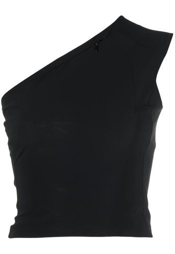 JOHANNA PARV asymmetric stretch top - Nero