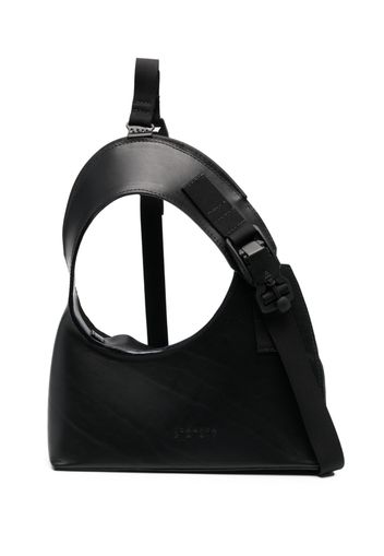 JOHANNA PARV asymmetric leather tote bag - Nero