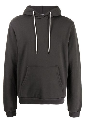 John Elliott plain drawstring hoodie - Grigio