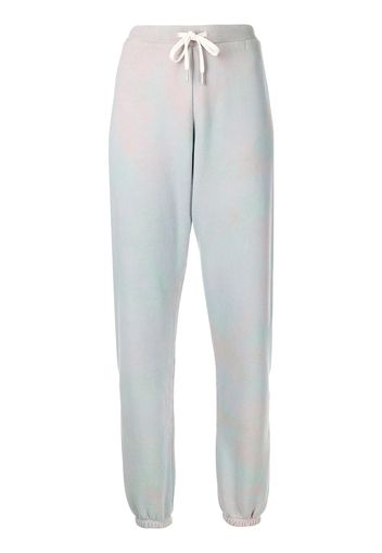 John Elliott Pantaloni sportivi Santa Cruz con fantasia tie-dye - Blu