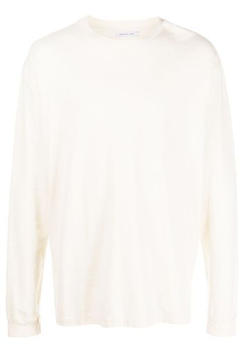 John Elliott T-shirt a maniche lunghe University - Toni neutri