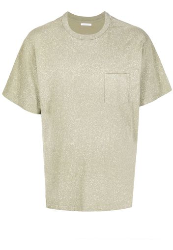 John Elliott T-shirt con glitter - Verde