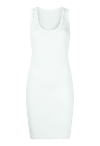 John Elliott racerback fine-ribbed dress - Verde