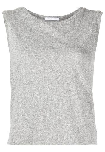 John Elliott sleeveless cropped cotton vest - Grigio