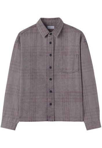 John Elliott Camicia a quadri - Grigio