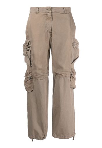 John Elliott Parachute mid-rise cargo pants - Marrone