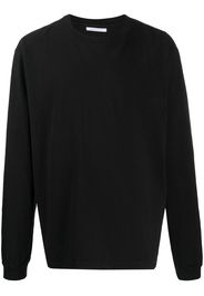 relaxed long-sleeve sweatshirt