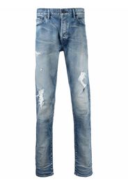 John Elliott Jeans con effetto vissuto - Blu