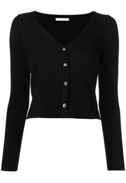 John Elliott Cardigan crop - Nero