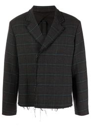 John Elliott Blazer Hem a quadri - Nero