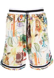 JOHN ELLIOTT Game Scribble-print shorts - Multicolore