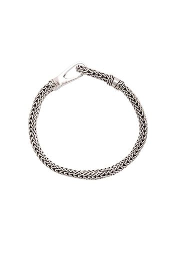 Bracciale Classic Chain in argento con chiusura a gancio