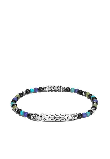 John Hardy Classic Chain silver beads ID bracelet - Argento