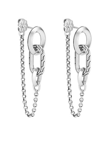 John Hardy Anello a fascia Classic Chain in argento