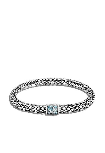 John Hardy silver small Classic Chain reversible 6.5mm bracelet - Argento