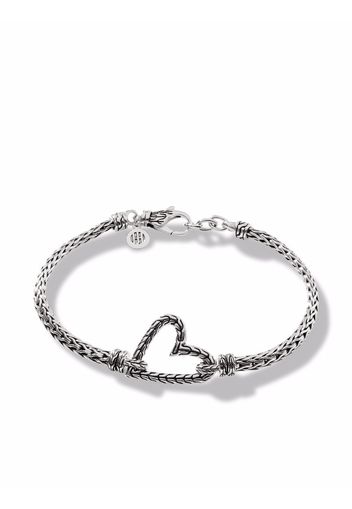 John Hardy Classic Chain Manah Heart bracelet - Argento