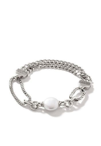 JOHN HARDY Bracciale a catena con perla - Argento