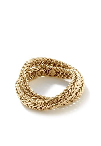 JOHN HARDY 14kt gold 4.5mm Kami crossover ring - Oro