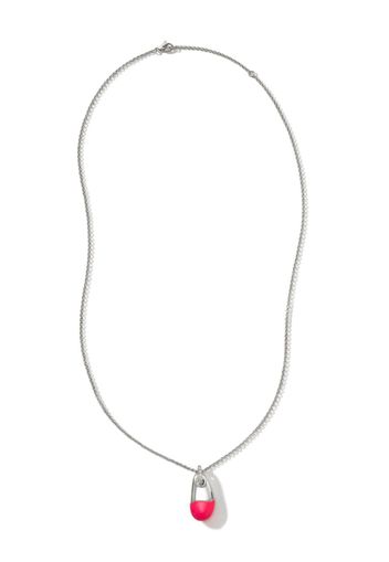 John Hardy sterling silver pebble pendant necklace - Argento