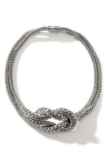 John Hardy Love Knot Graduated necklace - Argento