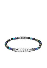 John Hardy Classic Chain silver beads ID bracelet - Argento