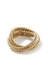 JOHN HARDY 14kt gold 4.5mm Kami crossover ring - Oro