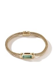 John Hardy 18kt yellow gold Classic Chain tourmaline bracelet - Oro