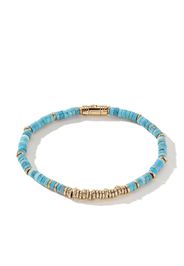 John Hardy Bracciale in oro giallo 14kt con turchese - Blu