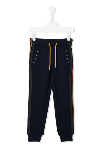 stud-embellished knitted joggers