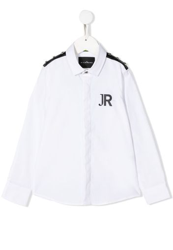 logo embroidered shirt