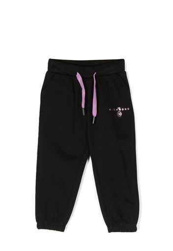 John Richmond Junior Pantaloni sportivi con stampa - Nero