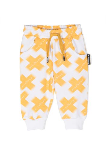 John Richmond Junior logo-print track pants - Bianco