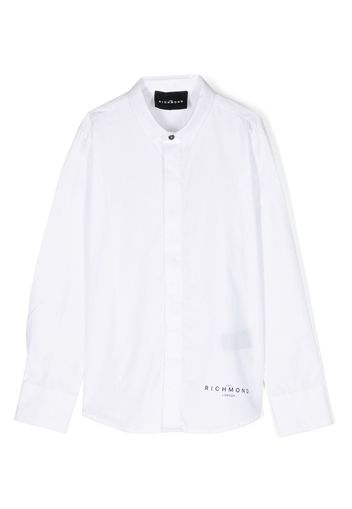 John Richmond Junior Camicia con stampa - Bianco