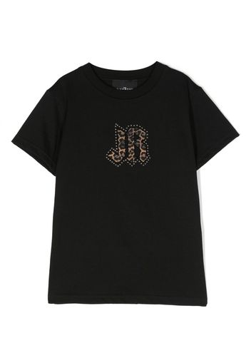 John Richmond Junior logo-print cotton T-shirt - Nero