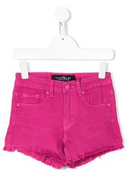 mid-rise denim shorts