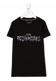 John Richmond Junior logo print T-shirt - Nero