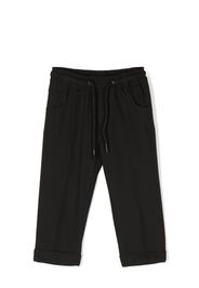 John Richmond Junior Pantaloni con coulisse - Nero