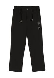 John Richmond Junior decorative button-detailing trousers - Nero