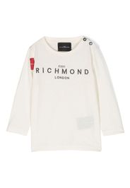 John Richmond Junior T-shirt con stampa - Bianco